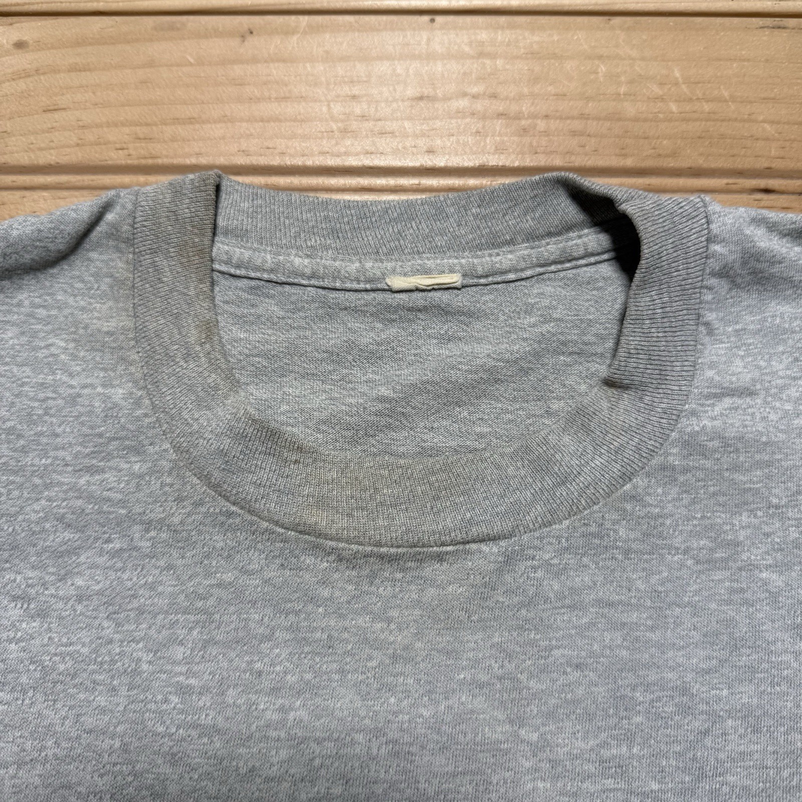 Vintage 80s The Shape Shop Exercise Distressed Gym Workout Shirt Size Medium