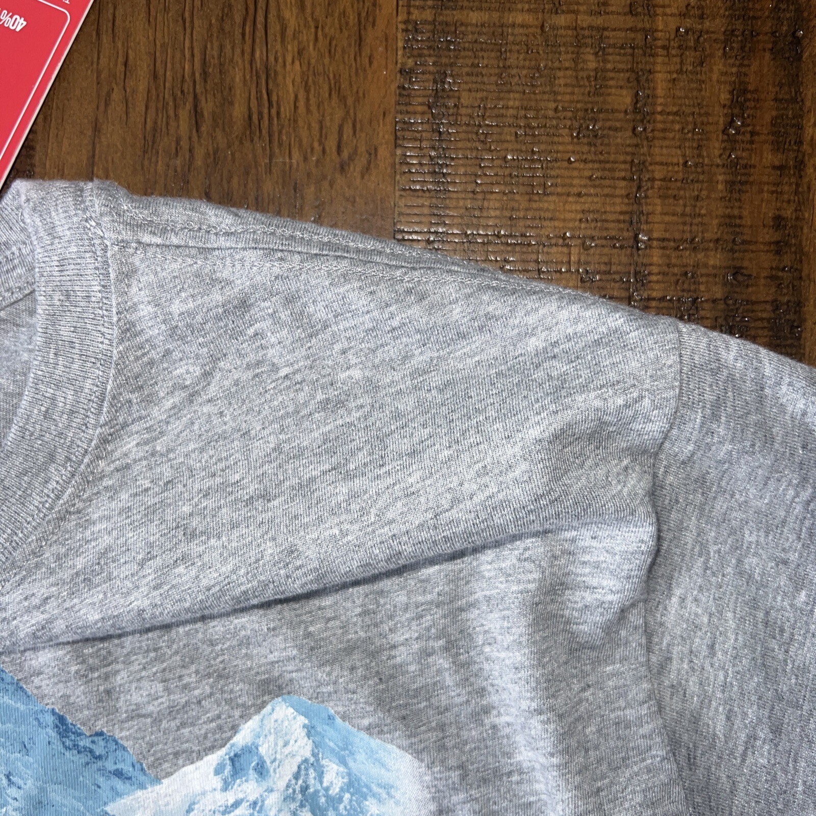 Coors Light Adult Men’s Grey Short Sleeve Graphic T-Shirt Mountain Logo Size M