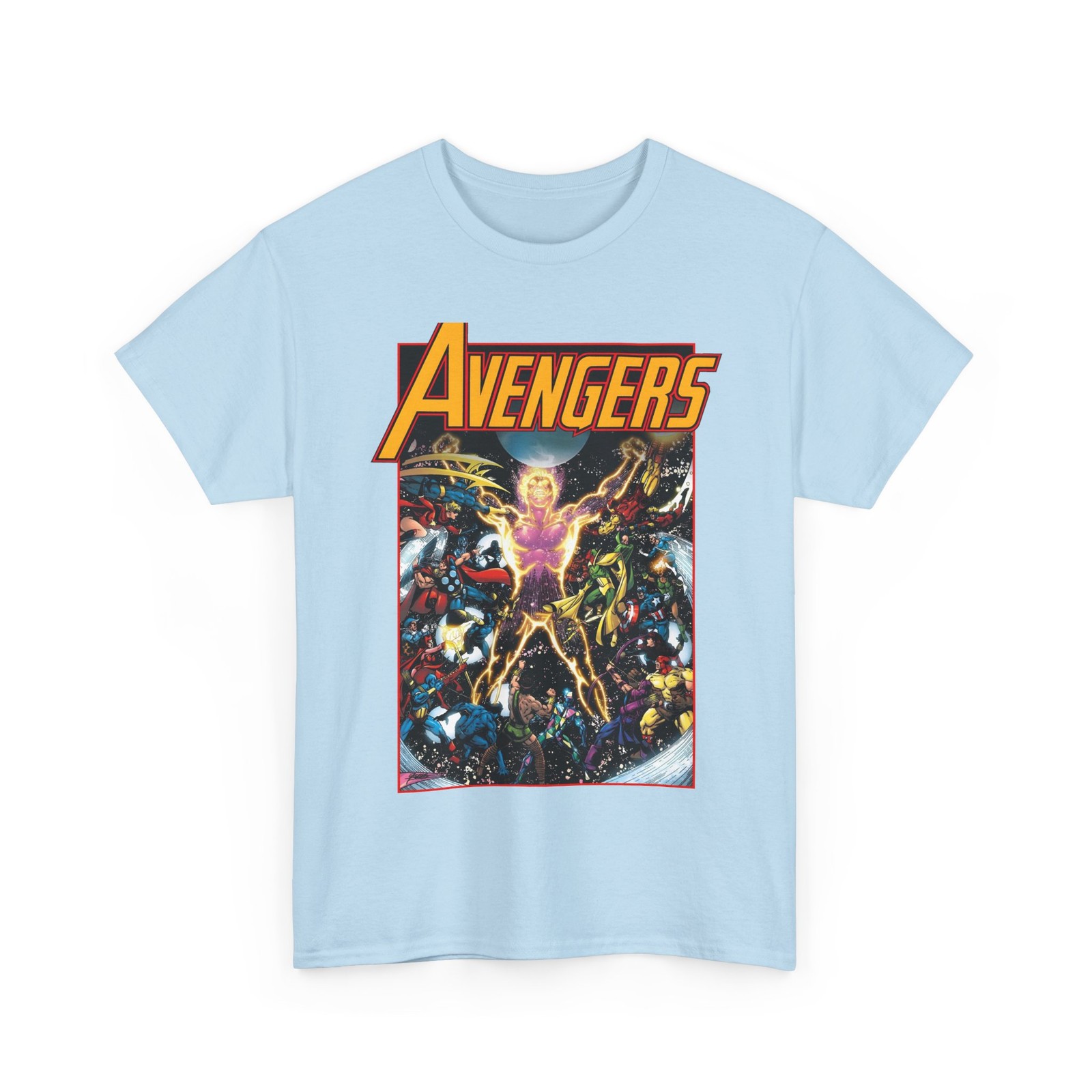 Avengers T-Shirt – George Perez Art – Korvac Saga – Marvel Comics