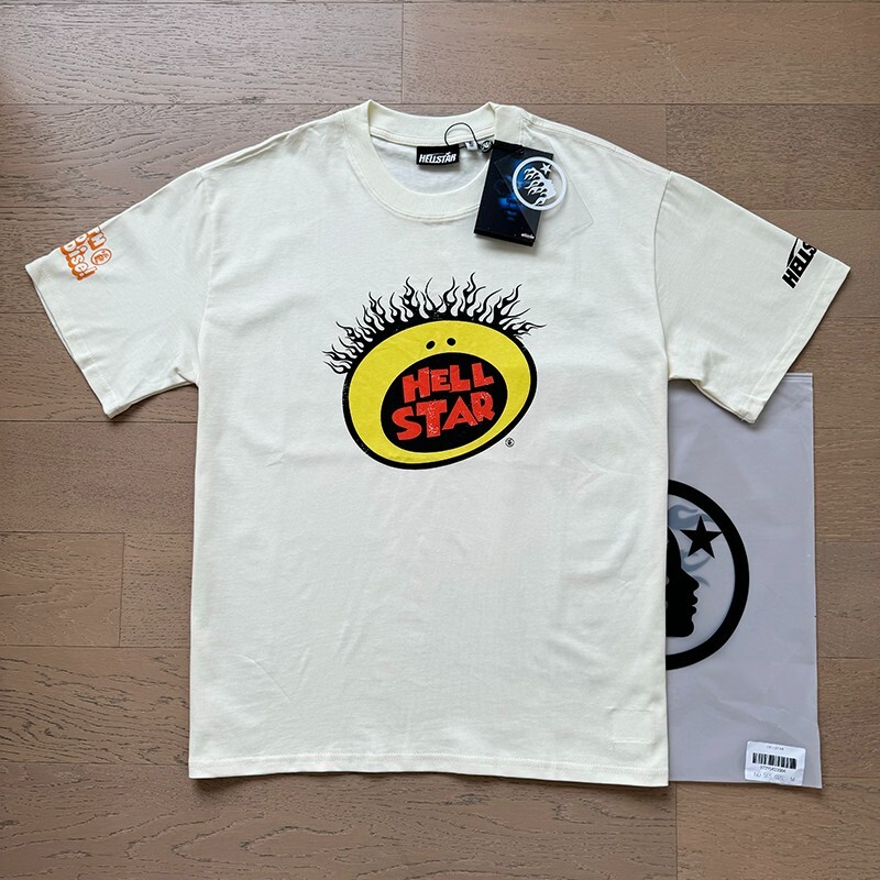 NEW Hell Studios star Slime Tee Mens trendy short sleeved cotton T-shirt