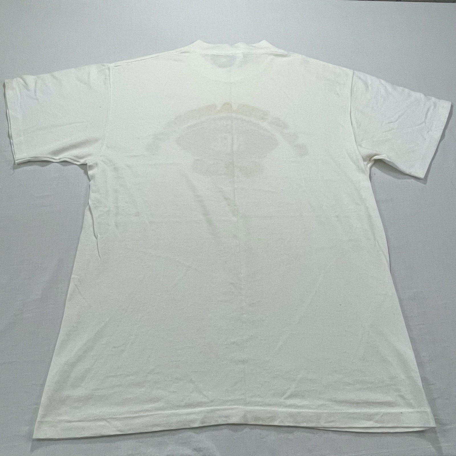 VTG 80s San Francisco 49ers NFL T-Shirt size L Bike Made in USA See Description
