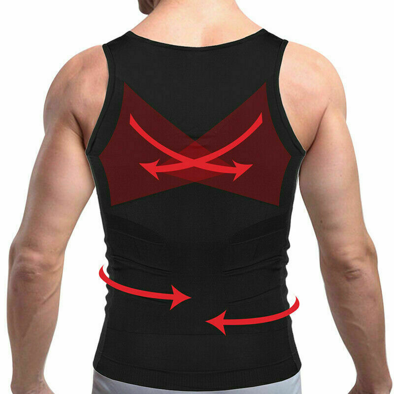Shaper Men’s Body Shaper Toning T-Shirt Ultra Durable Tank Compression Underwear