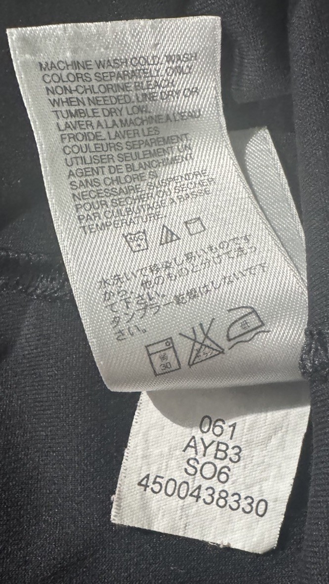 VTG The North Face T-Shirt Mens Medium Black Flight Series VaporWick Athletic