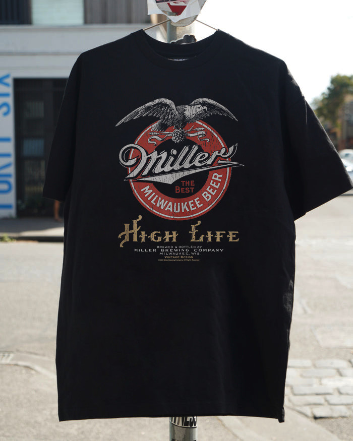 Coors Classic Miller High Life Vintage Beer T-Shirt, S-5XL