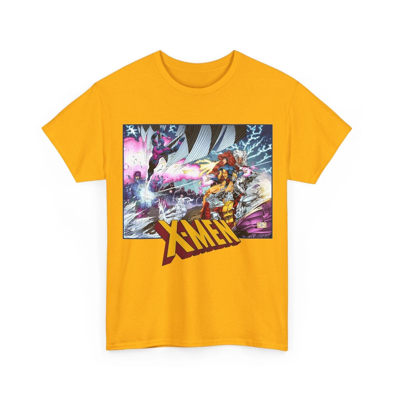 X-Men T-Shirt – Whilce Portacio Art – Storm, Jean Grey, Archangel, Marvel Comics