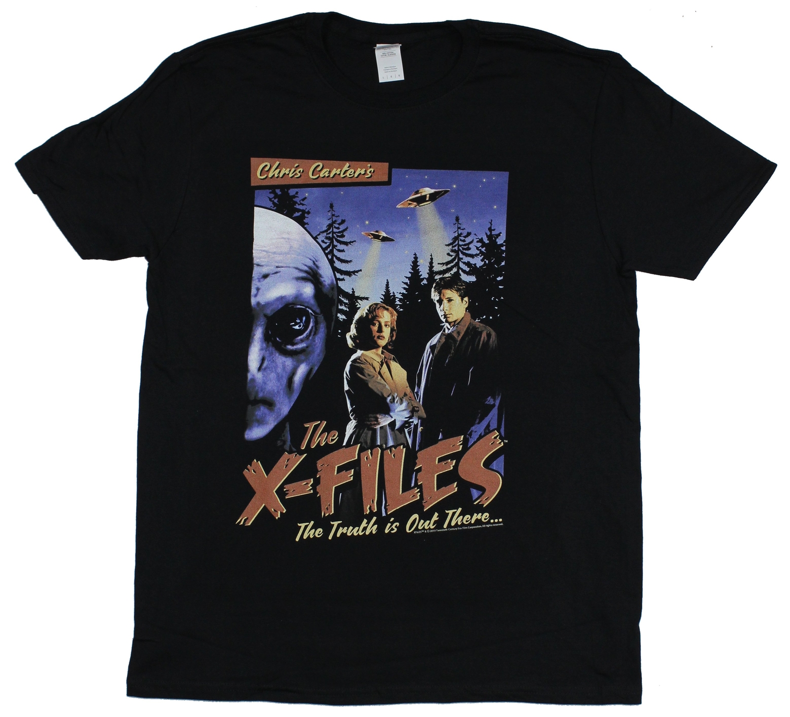 The X-Files Adult New T-Shirt – Old School Movie Poster Design Pic