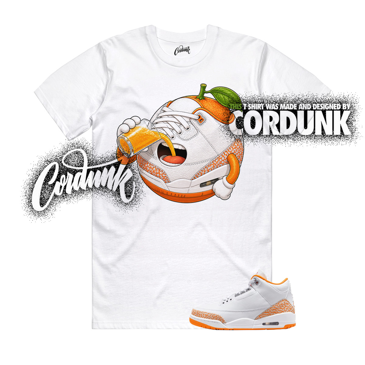 3 Orange Citrus White Cement Grey Multi Color 11 T Shirt Match ORNG2