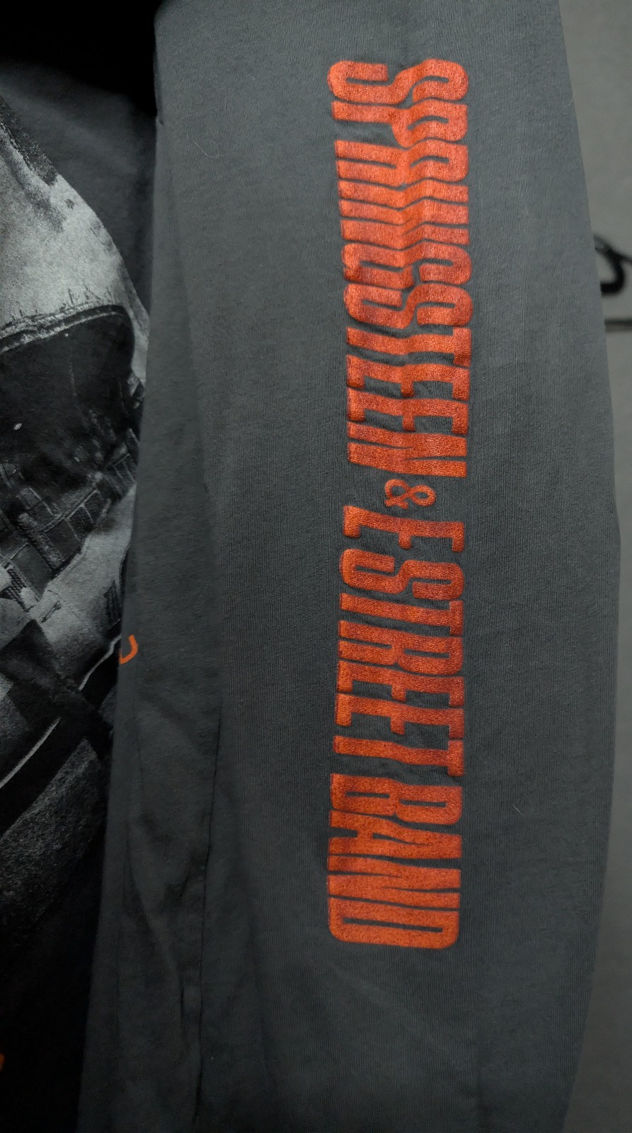 Bruce Springsteen E Street Band 2023 Tour XL Gray LS Tee Shirt 21″ W X 29.5″ L