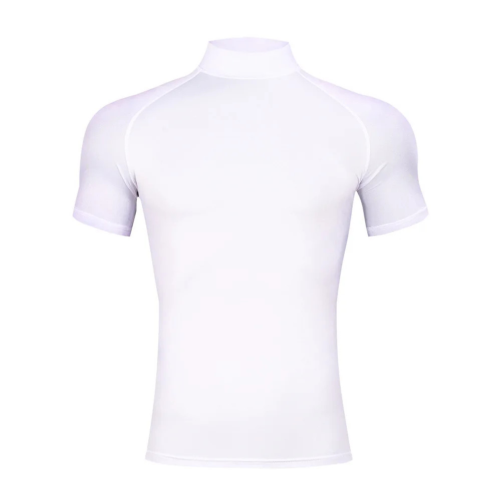 Compression T-Shirt Men’s Short Sleeve Gym Fitness Running Quick Dry Workout Top