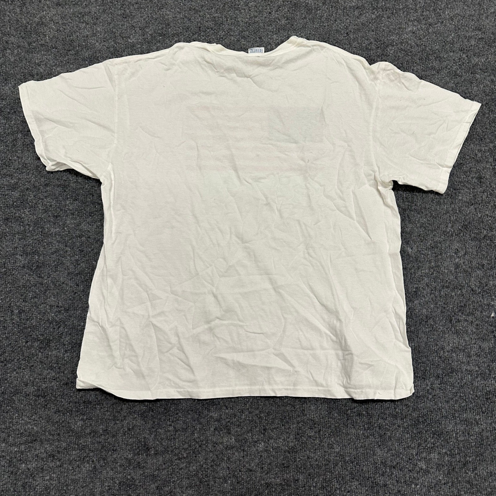 Delta Apparel T-shirt Mens Size XL White California USA American Flag Graphic