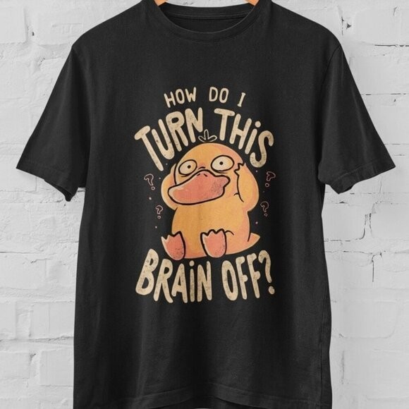 Funny Psyduck Anxiety Tee shir