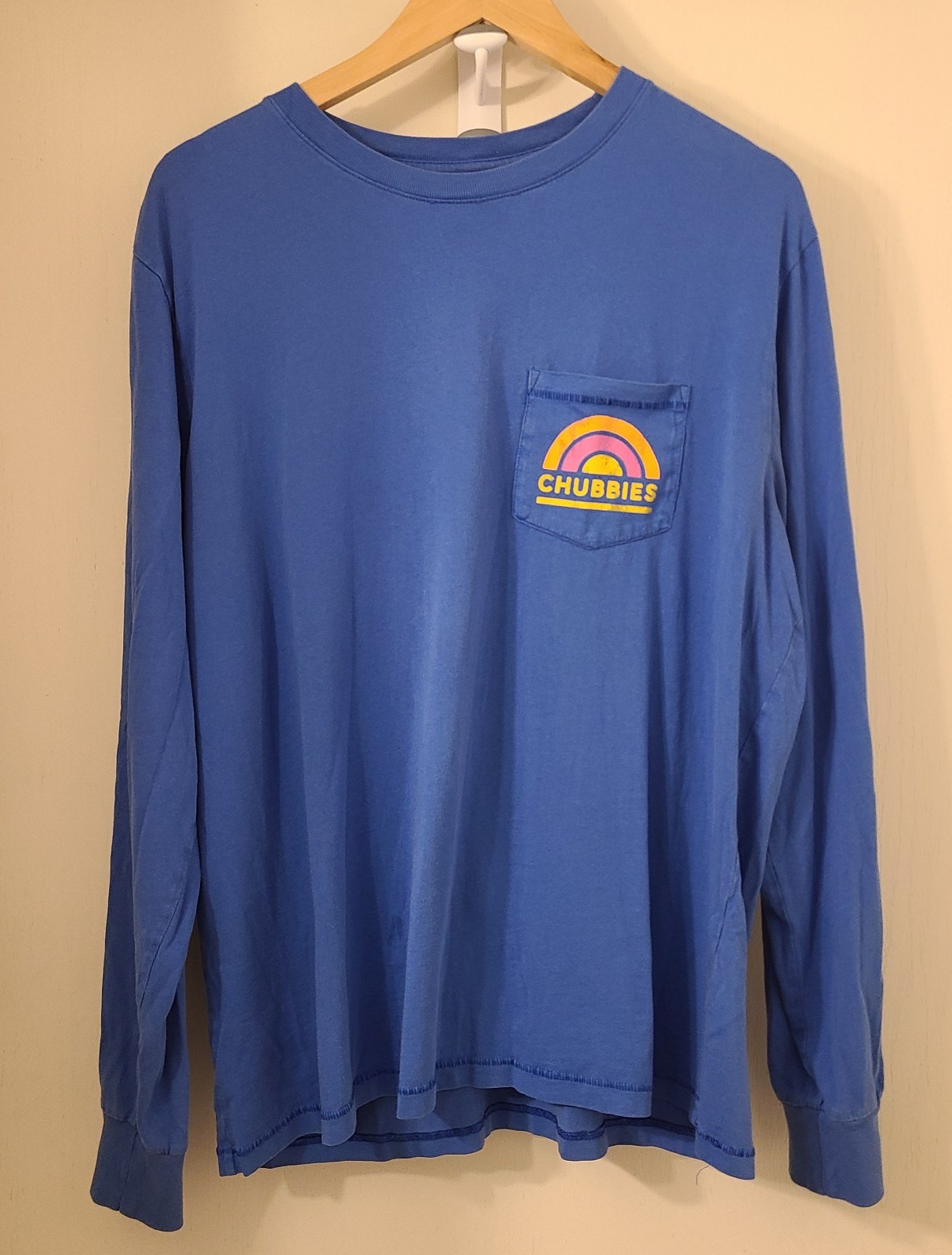 Chubbies Long Sleeve Graphic Print T Shirt Size L The weekend has a…