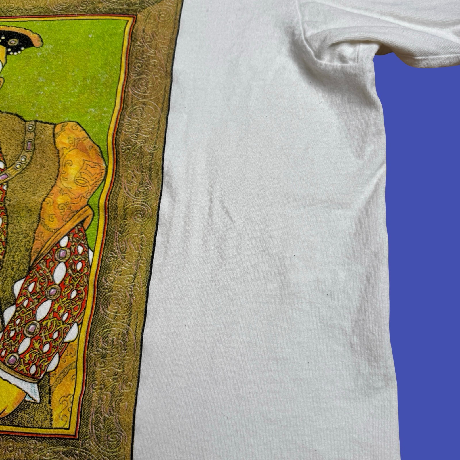 1995 The Simpsons Homer The VIII King T Shirt White 2 Sided Cartoon Vintage