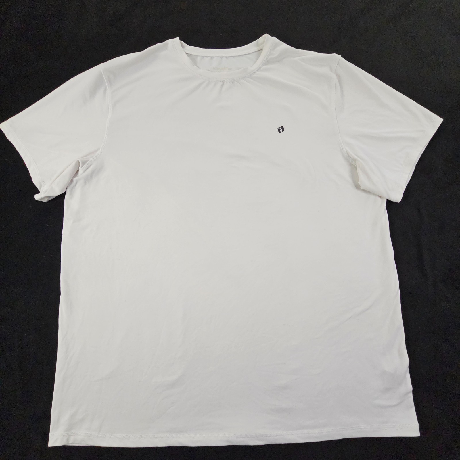 Hang Ten White Short Sleeve Polyester SPandex T-Shirt Men’s 2XL