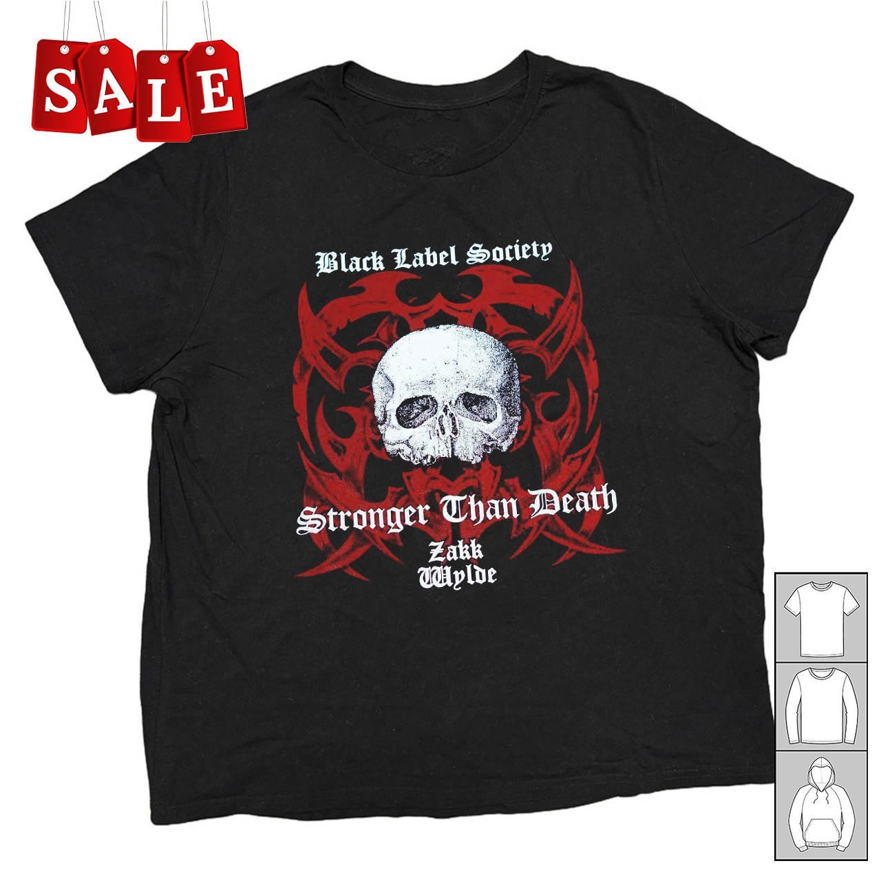 New Black Label Society Tee Stronger Than Death S-5XL Shirt MD724