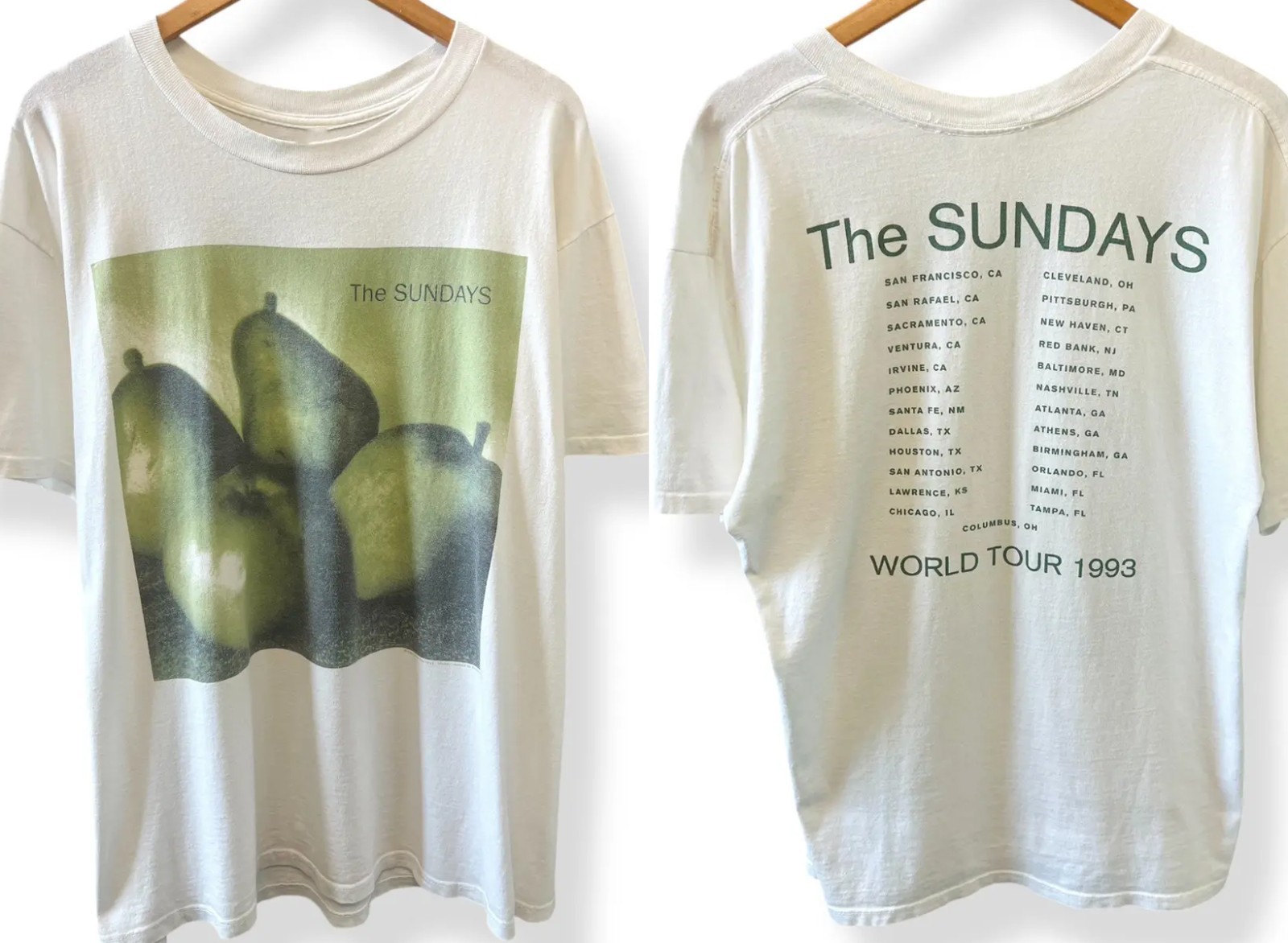 Vintage The Sundays 1993 Tour Reprinted Unisex All Size Shirt 22D746