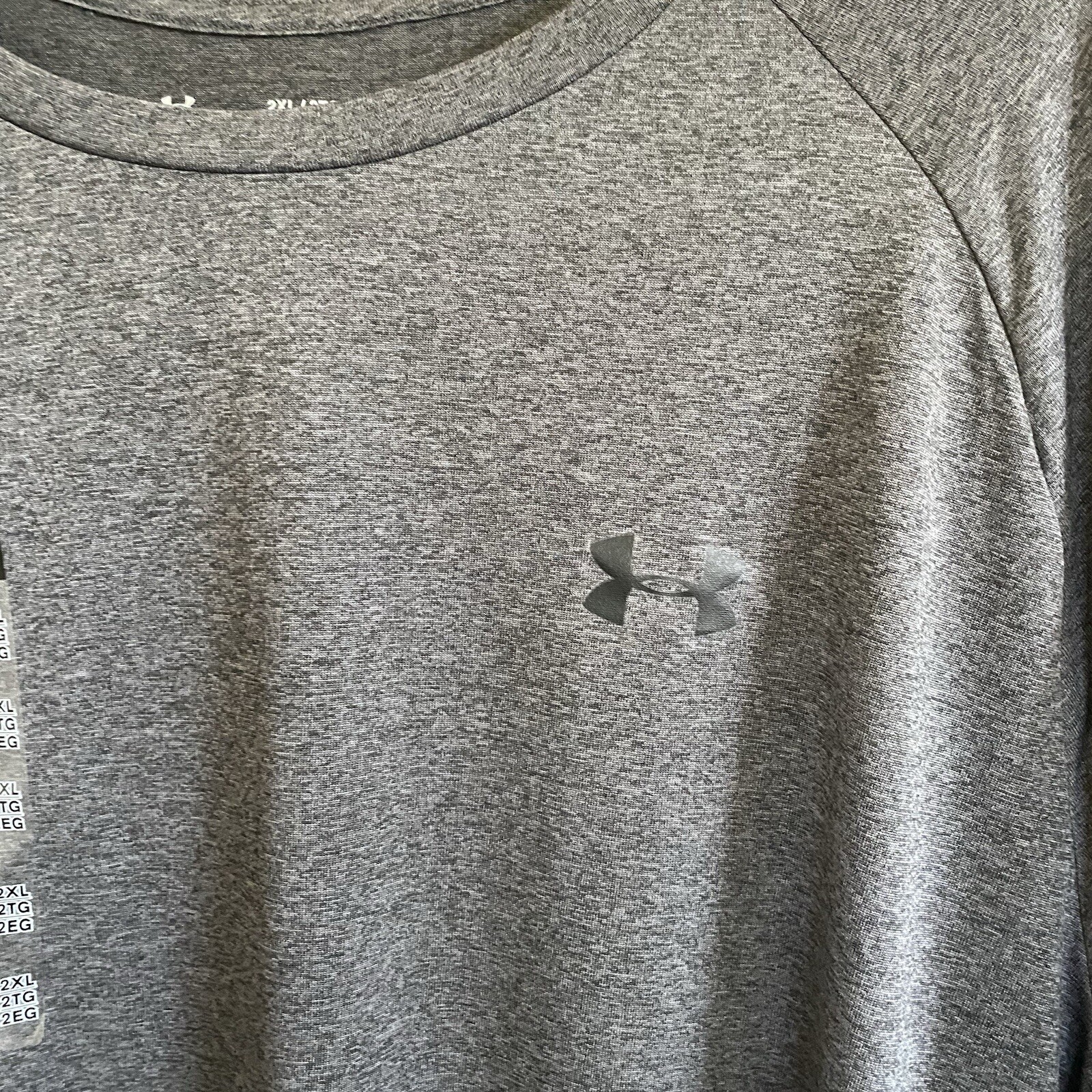 Under Armour 1326413 Men 2XL Athletic UA Tech 2.0 T-Shirt Short Sleeve Tee Gray