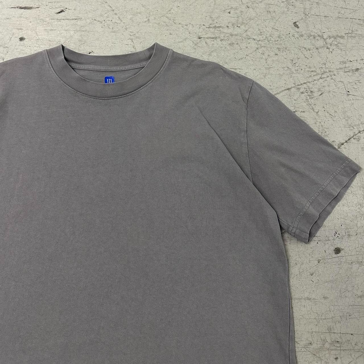 Yeezy x GAP UNRELEASED Premium Boxy Blank Dark Grey T-Shirt