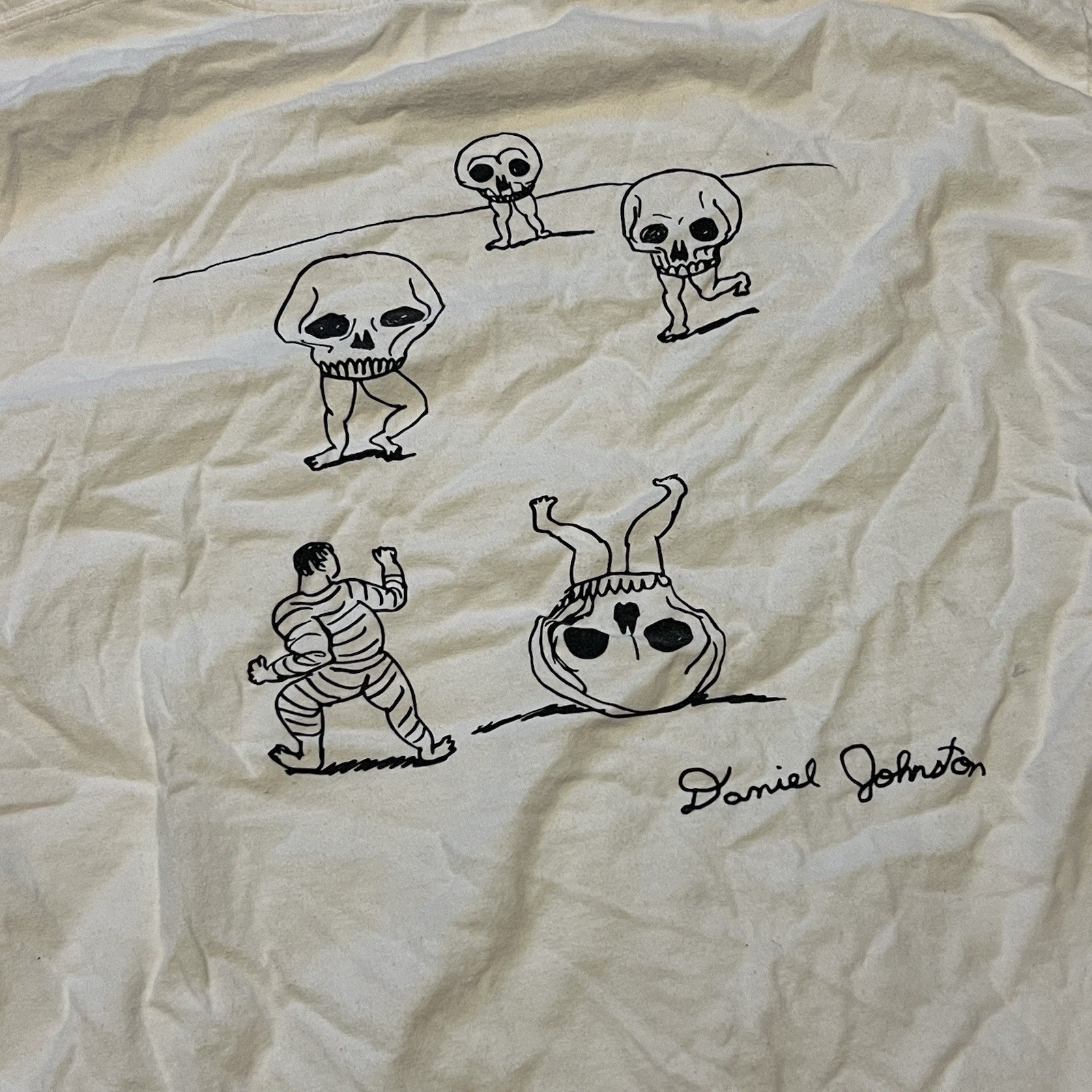 Daniel Johnston T-shirt VANS Skate Austin Texas Men’s Worn