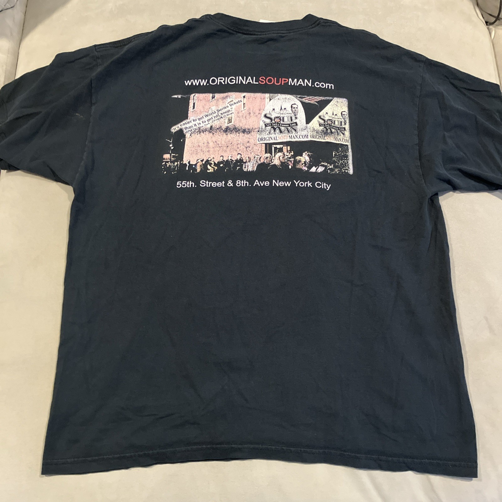RARE – Vintage – Original Soup Man – Double Sided T Shirt – Seinfeld – Men’s XL