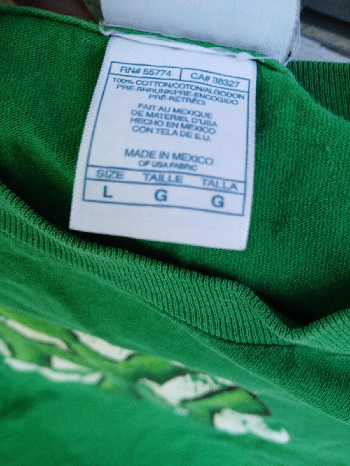 Genuine Merchandise MLB New York Yankees Green Cotton Crew Tee Regular Fit L