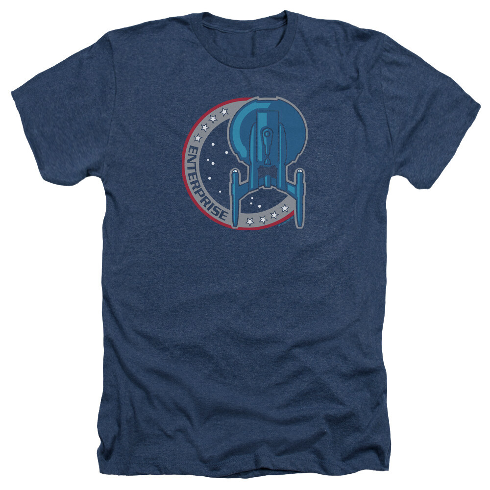 Star Trek Enterprise Patch TV Series Licensed Adult T-Shirt