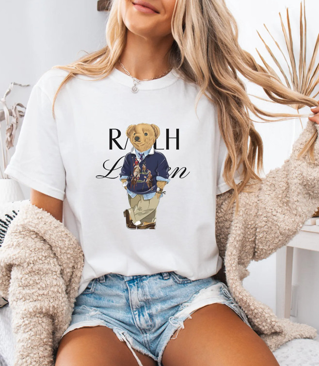 Preppy Retro Polo Bear T-shirt