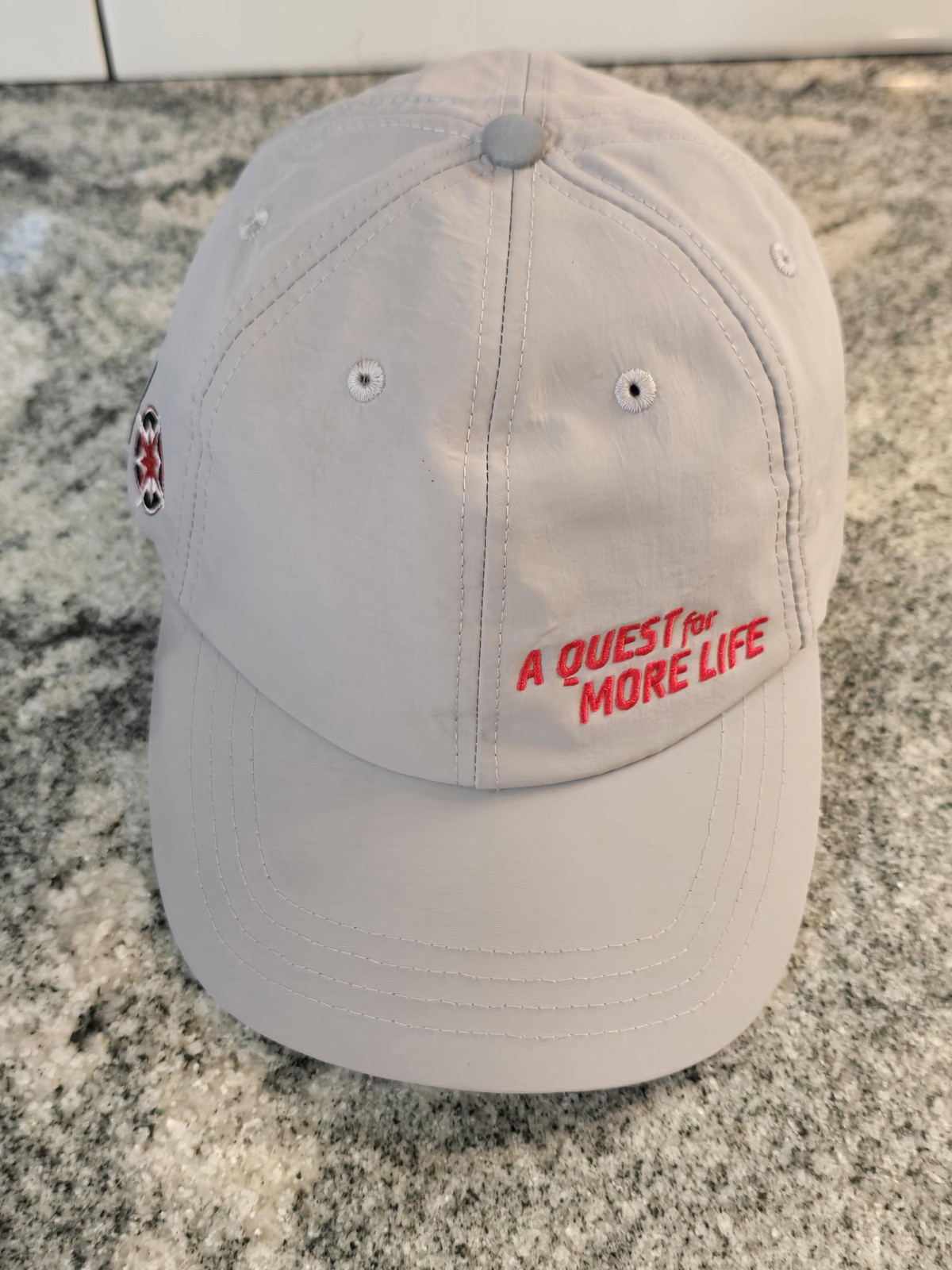 Orangetheory Hat Cap Strap Back Gray Athletic Slogan A Quest For More Life