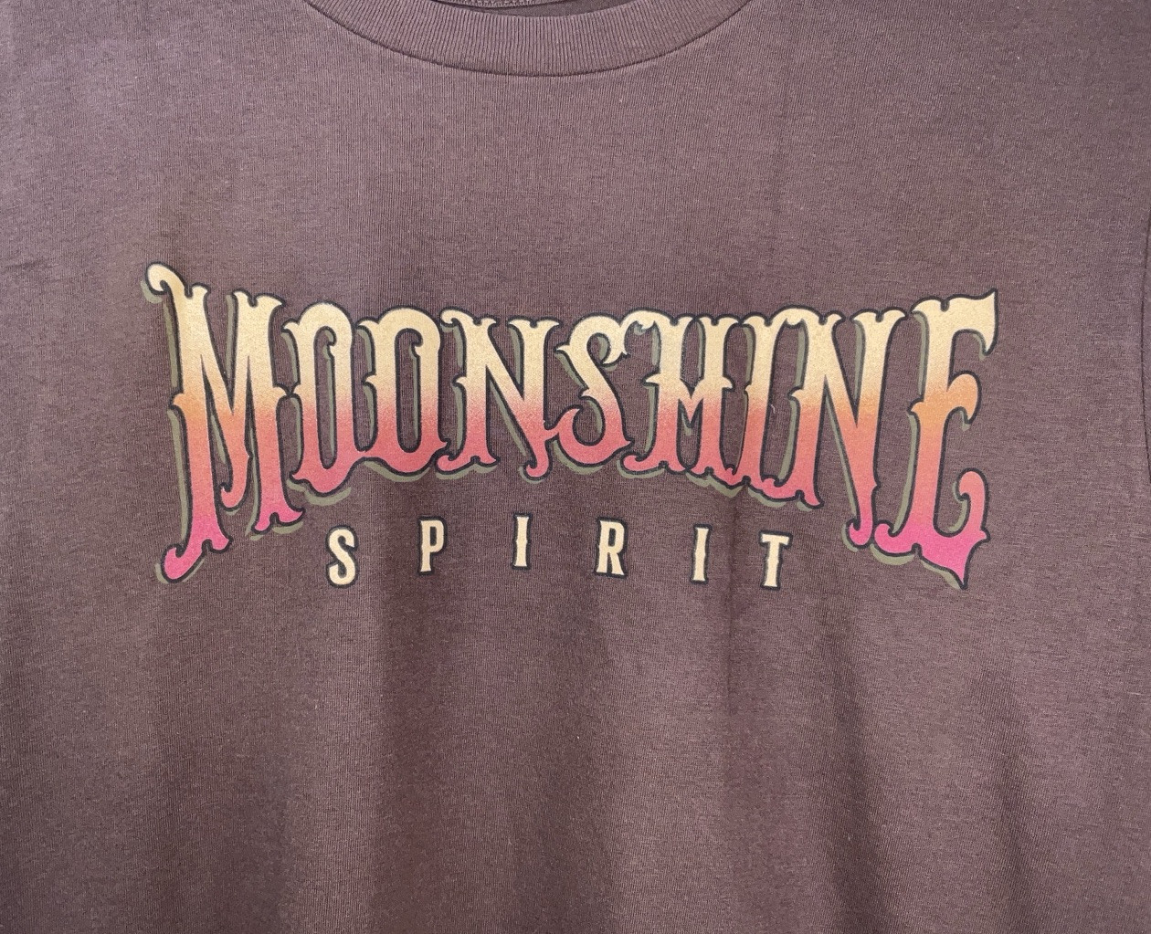 NWT Men’s Brad Paisley Moon Shine Spirit Comes Alive Guitar T-shirt Brown Medium