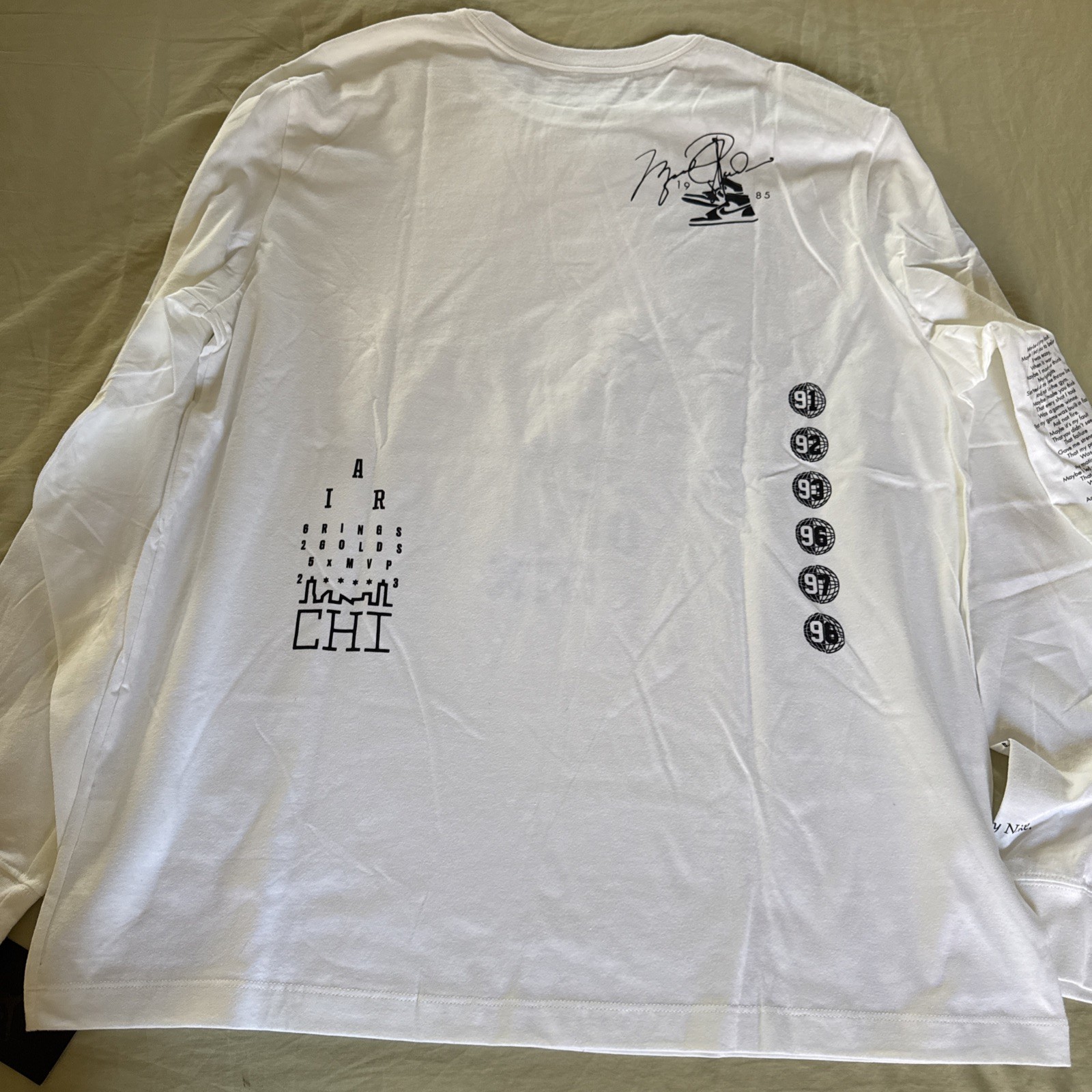 Jordan Long Sleeves Tshirt XL