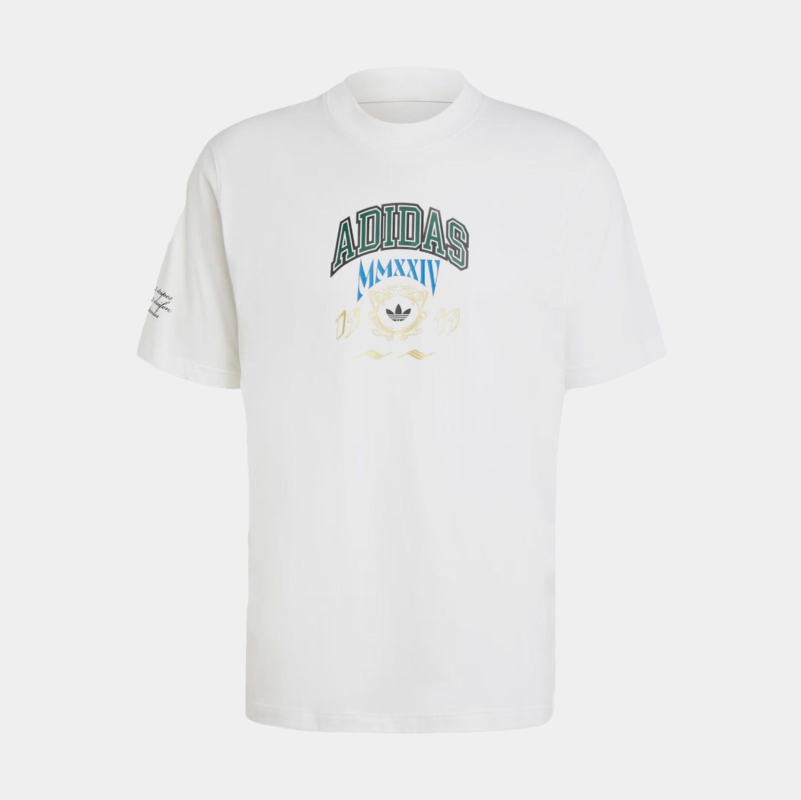 AUTHENTIC ADIDAS ORIGINALS 100% COTTON VRCT 1 WHITE T SHIRT IZ2560