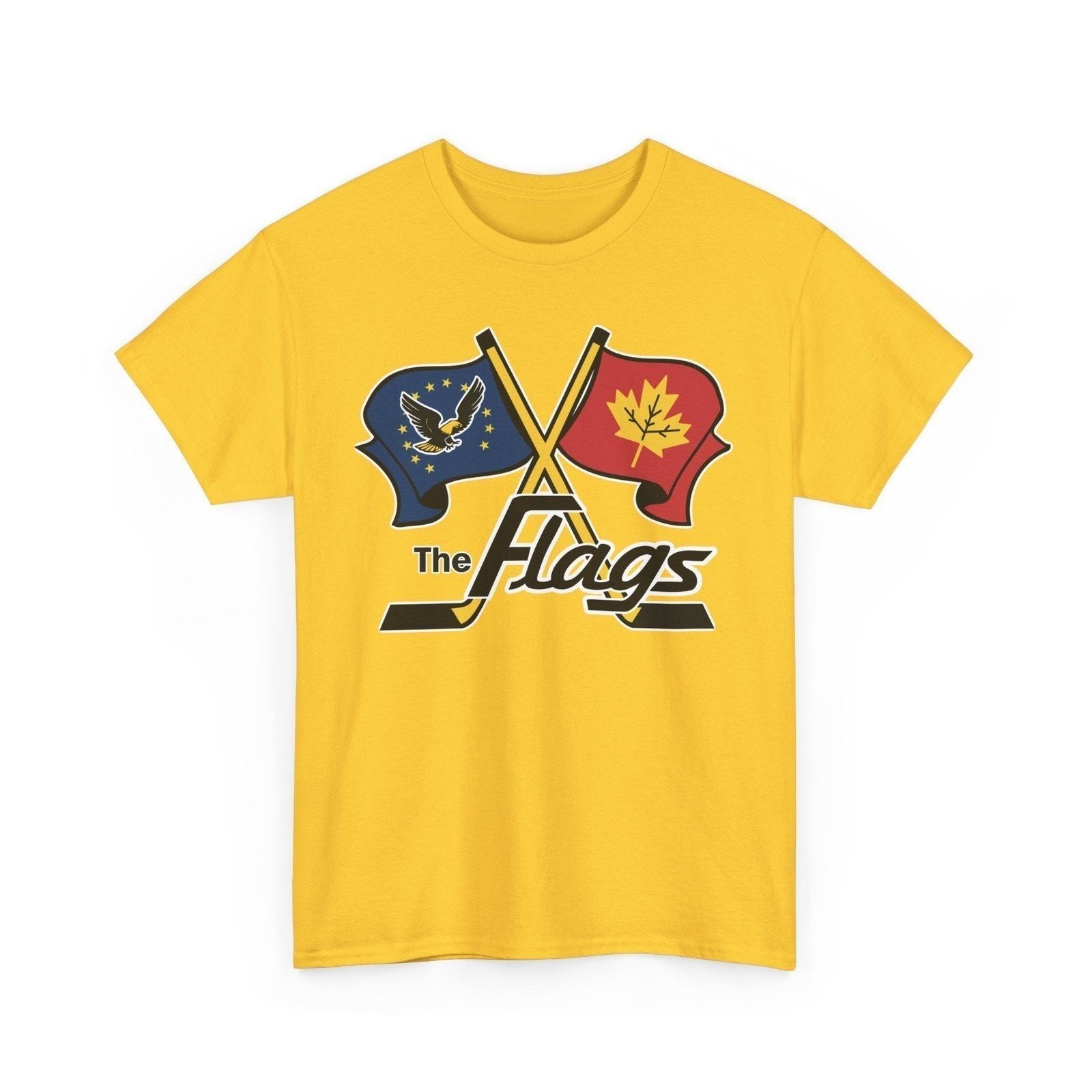 Port Huron Flags 1962-1981 Michigan Hockey T-shirt