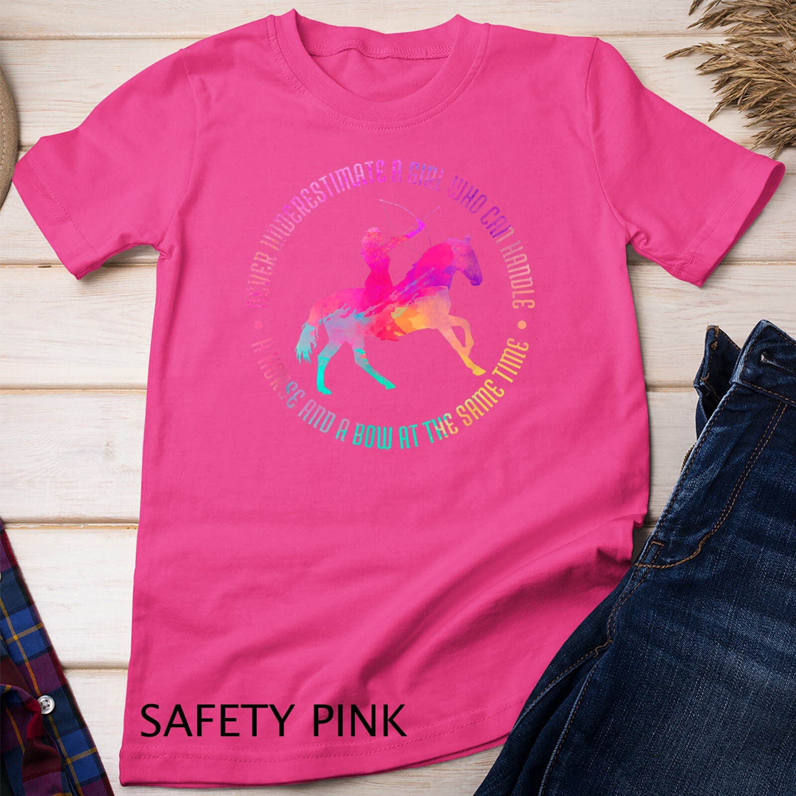 A Girl Who Can Handle A Horse And A Bow – Mounted Archery Unisex T-shirt