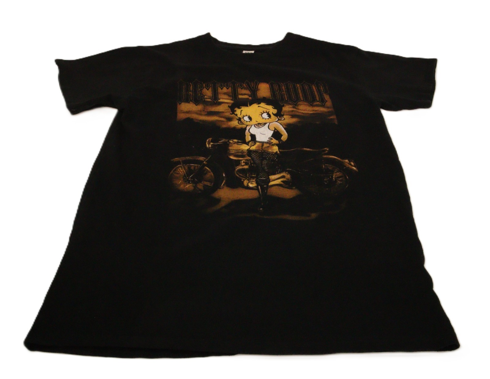 Brisco Brands Betty Boop Motorcycle Graphic T-Shirt Men’s Medium T0338