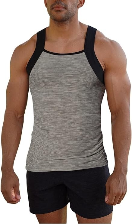 Different Touch Men’s Dry Fit Square Cut G-unit Style Tank Top A-shirts