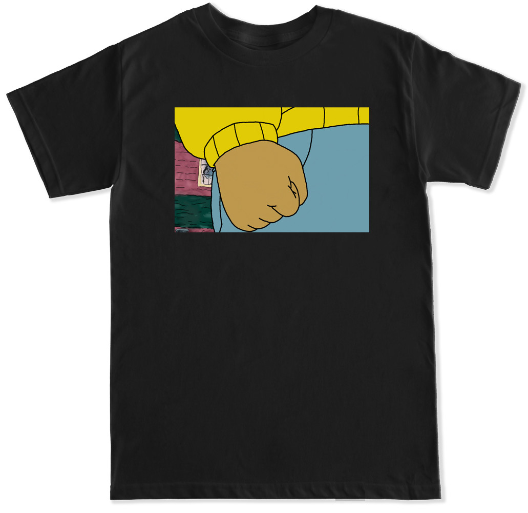 ARTHUR FIST MEME HUMOR FUNNY TREND VIRAL GOAT BASKETBALL JAMES MENS T SHIRT