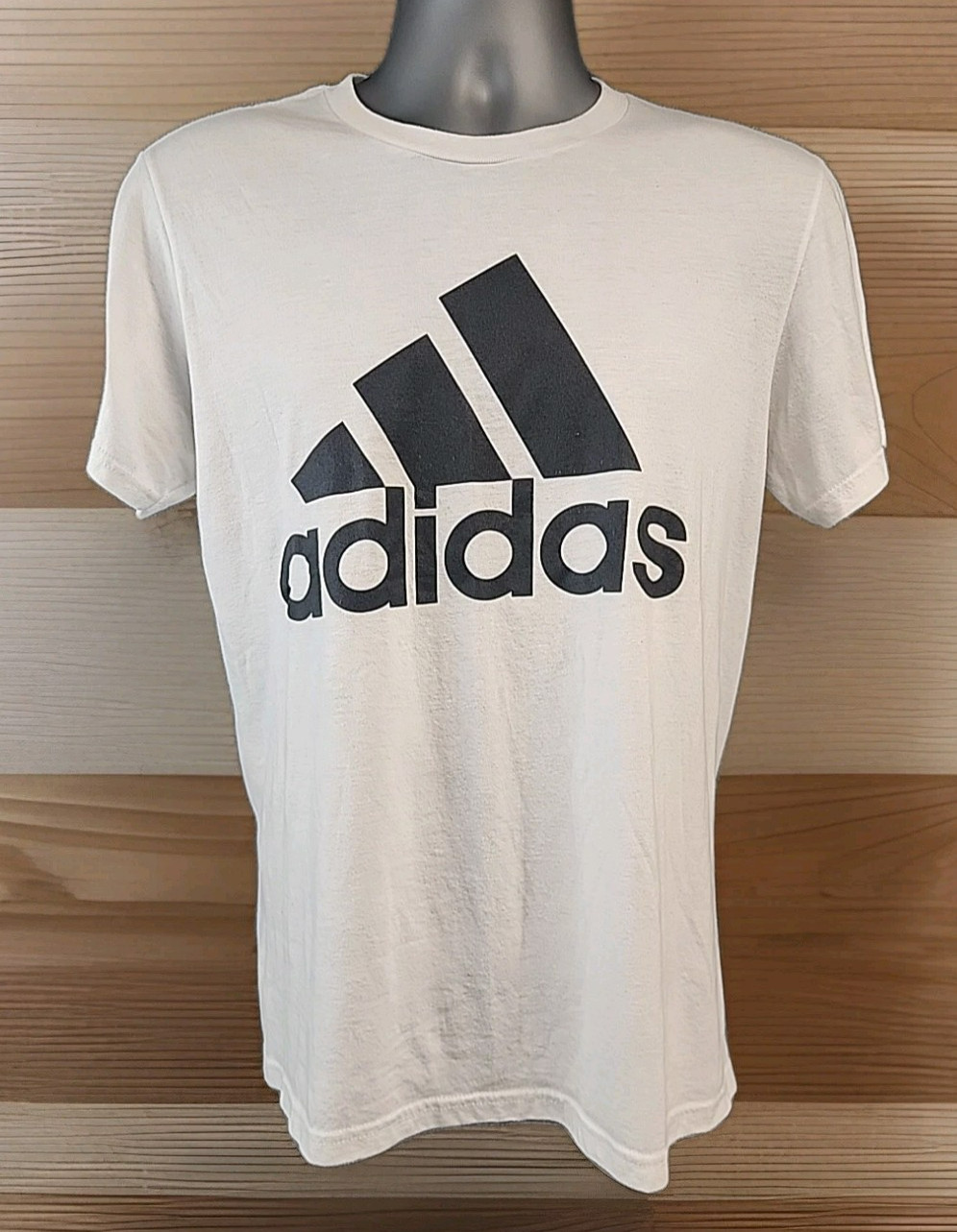 Adidas The GoTo Performance Tee Men’s White Graphic T Shirt Size SMALL ClimaLite