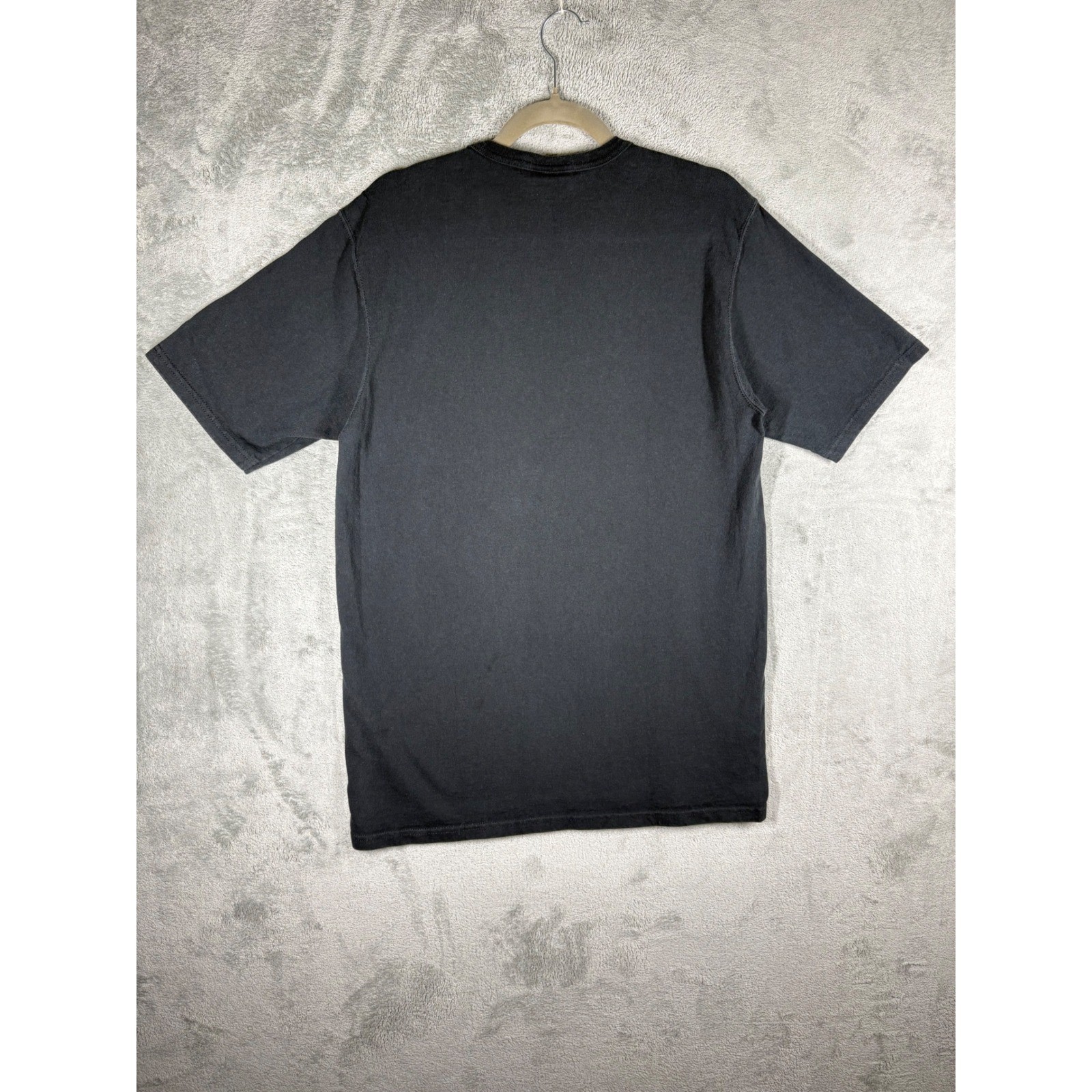 Champion Mens T-Shirt Large Black Script Logo Short Sleeve GT19 BKC Sportswear