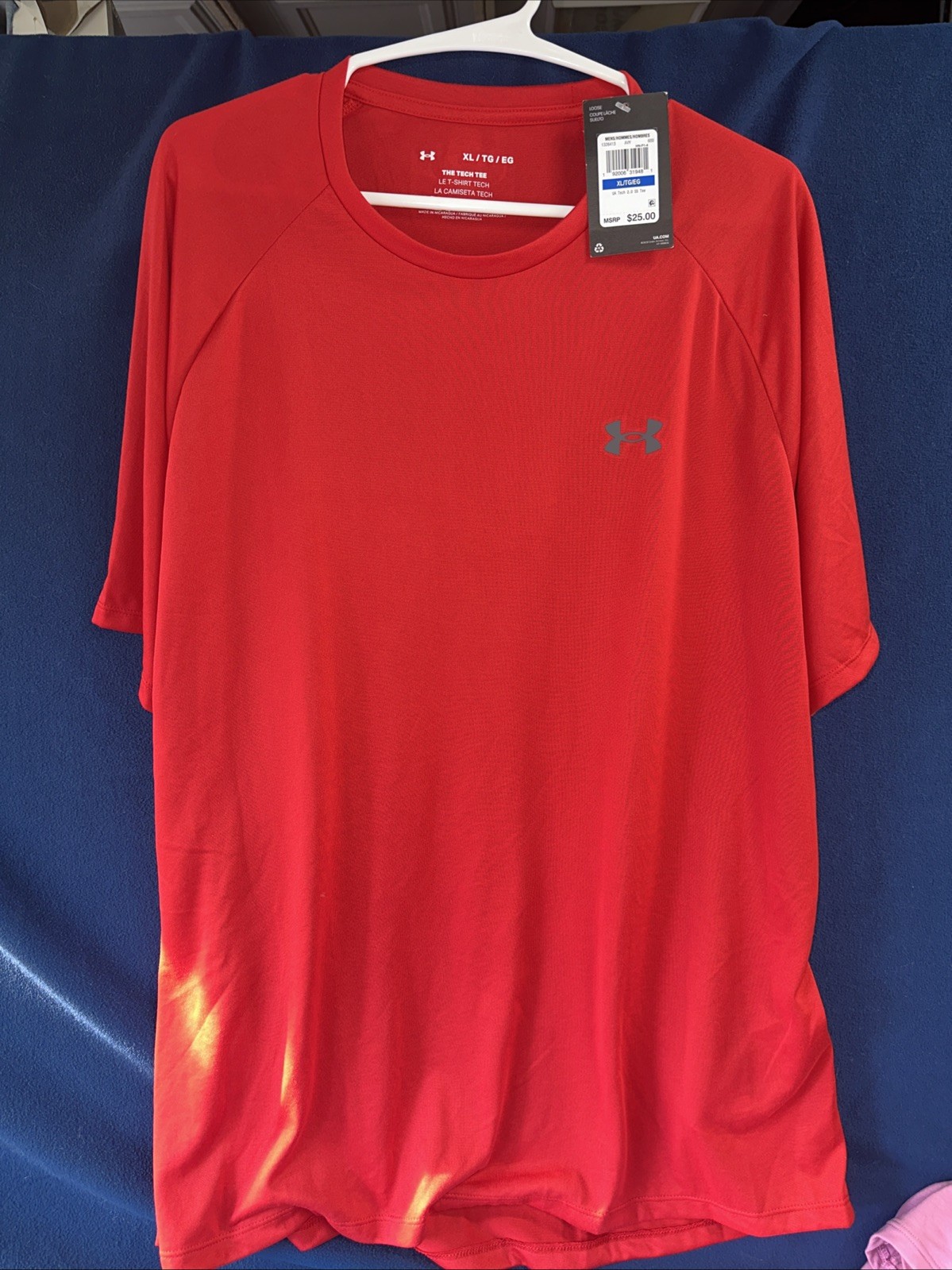 Under Armour 1326413 Men’s UA Tech 2.0 Short Sleeve T-Shirt Red Size Medium