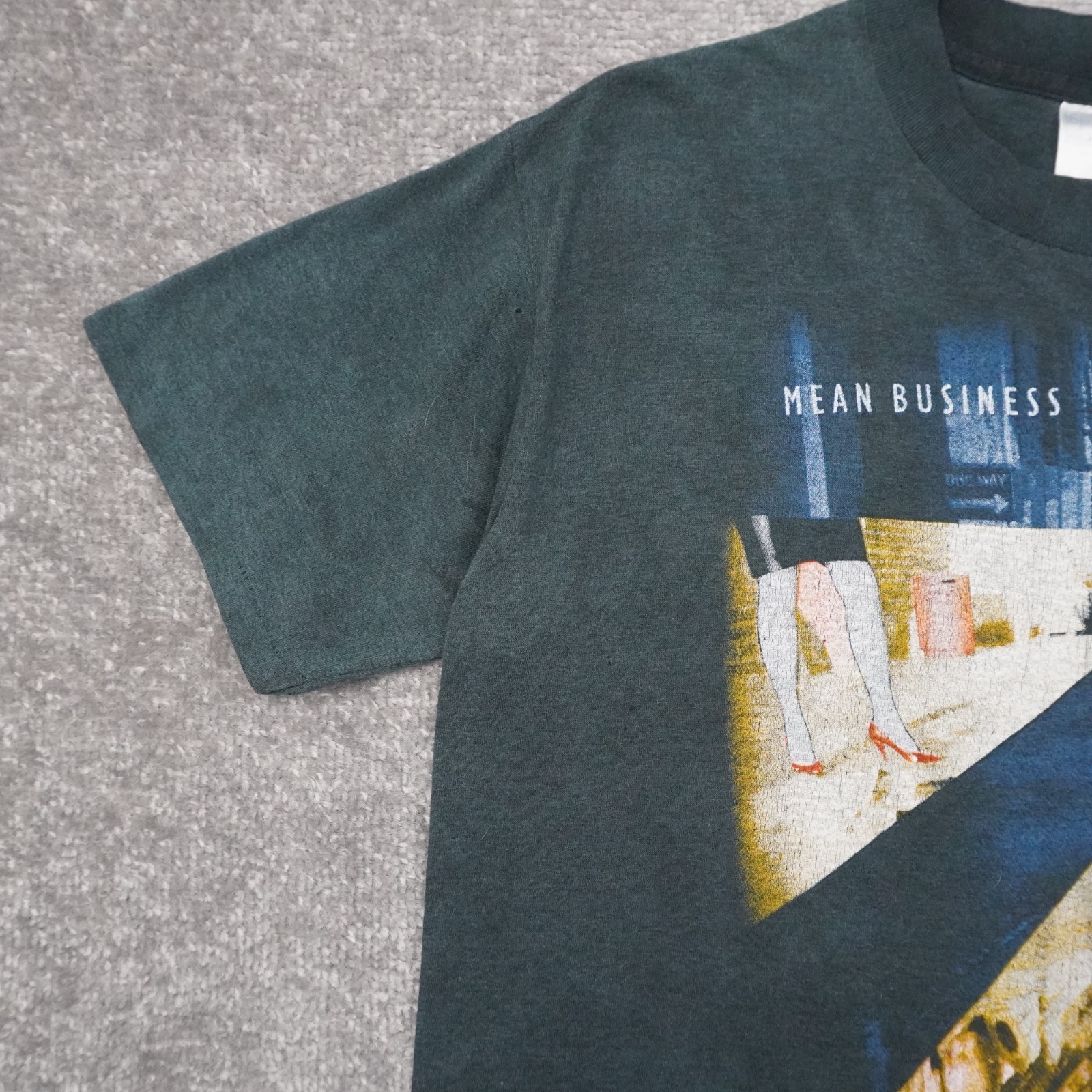 Vintage The Firm Mean Business Tour Music Mens XL Black Short Sleeve T-Shirt