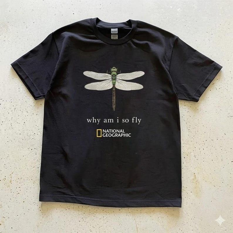 Vintage National Geographic “Why Am I So Fly” Tee