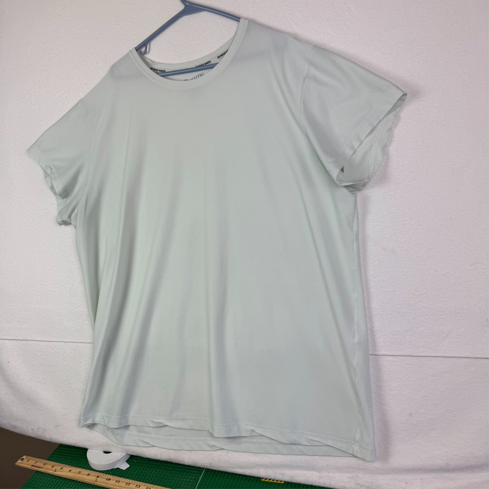 Duluth T Shirt Mens 3XL White Stretch Nylon Spandex Go Buck Naked