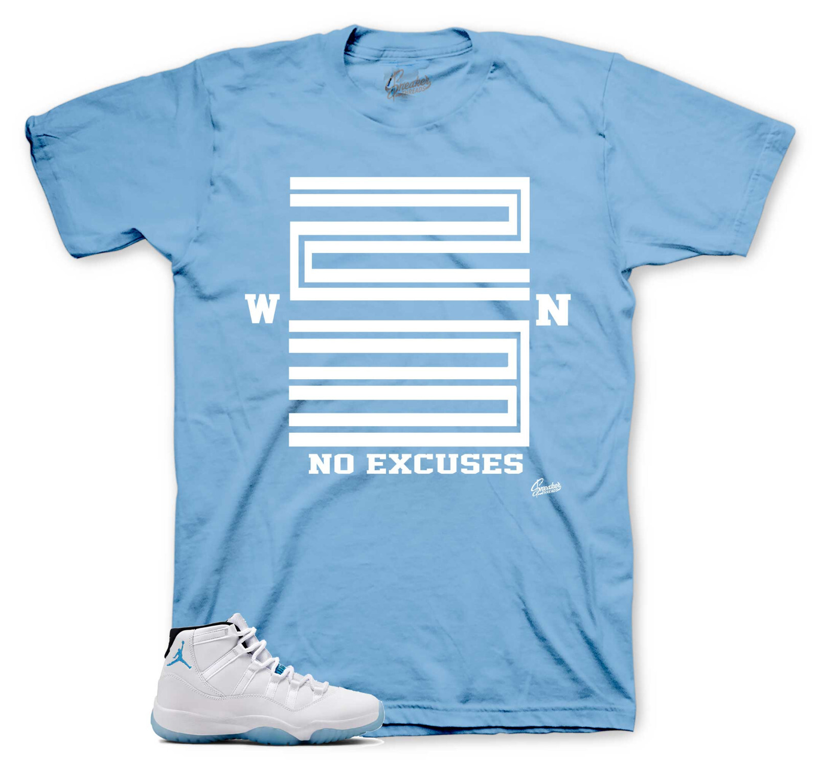 Shirts To Match Jordan 11 Legend Blue Sneaker Tees – Win BLUE Shirt