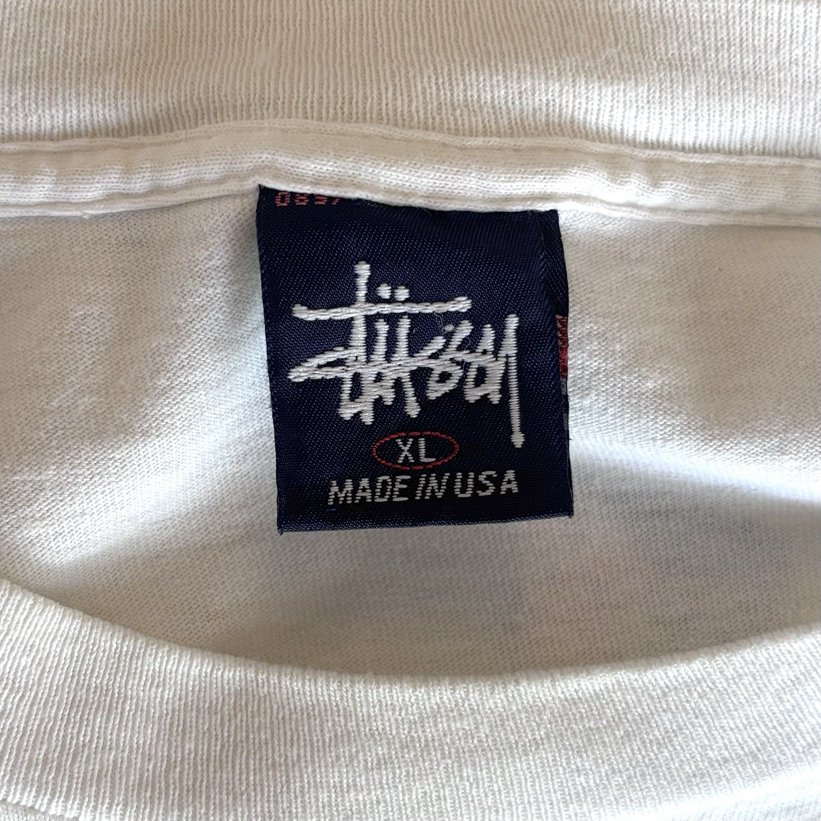 Vintage Stussy Surf Graphic T Shirt Mens XL 90s Made in USA Single Stitch Rare