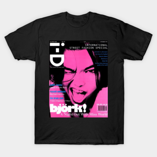 Vintage Bjork Style T-Shirt Retro Y2K Rose Graphic Cyber Grunge Indie Pop Tee
