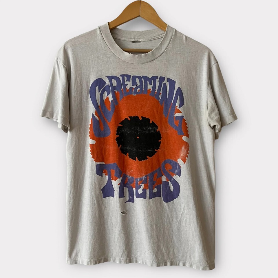 1990s Screaming Trees Band Reprinted T Shirt Full Size S-XL FH795