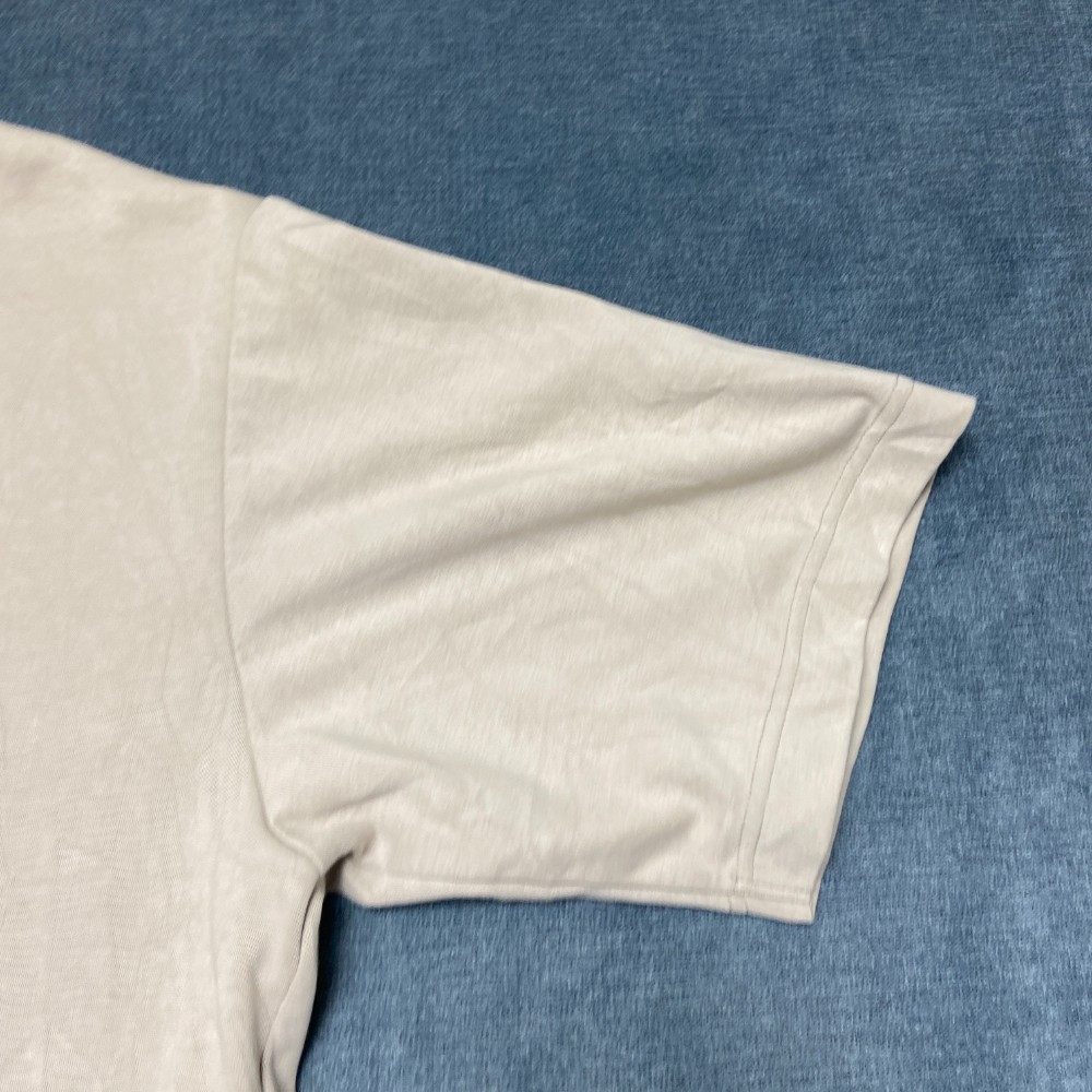 Uniqlo T Shirt Mens XL Beige Crew Neck Comfort Everyday Wear Summer Casual Tee