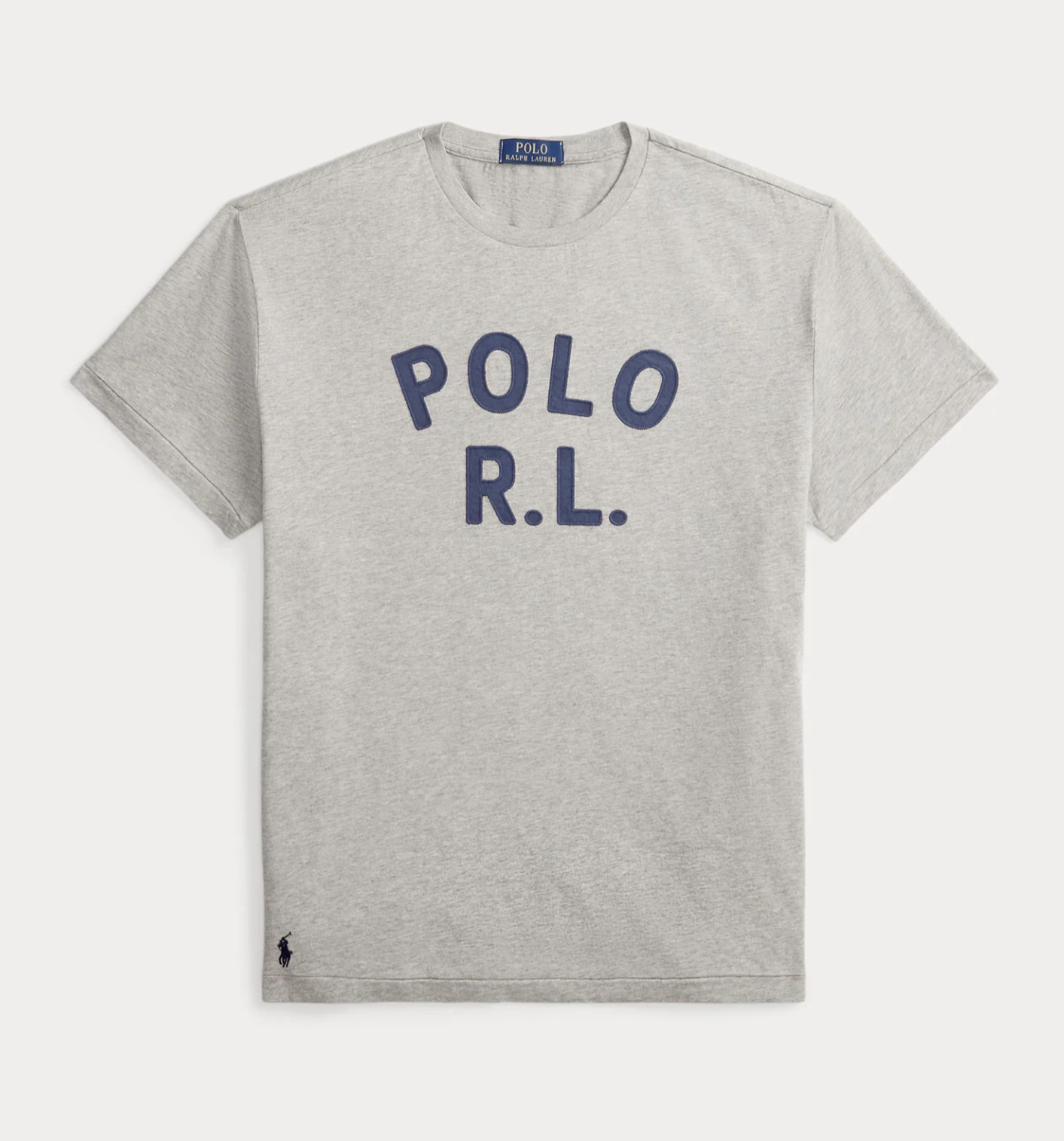 *NEW* Men Polo Ralph Lauren Classic Fit Logo Jersey Tee GREY (710B20222004) 👍