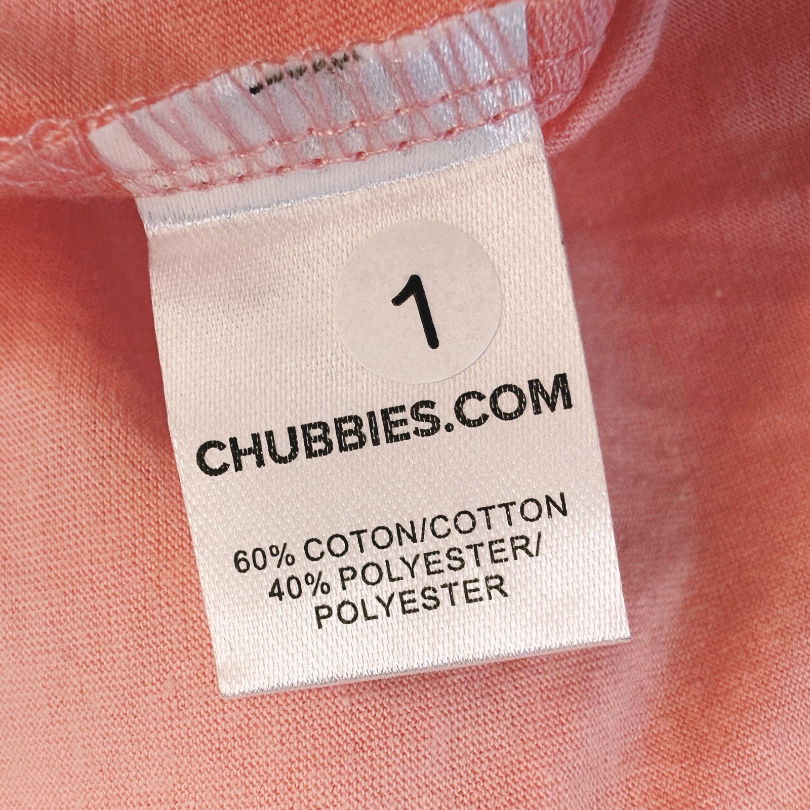 NWT Chubbies The Trop and Lock Tank Top Pink Coral Graphic, Size Small