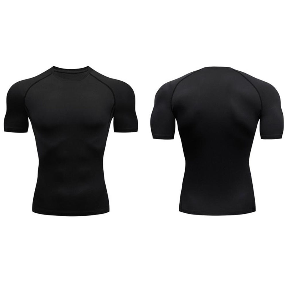 Men’s Easy Care Tight Top Polyester Round Neck for All Season Activities